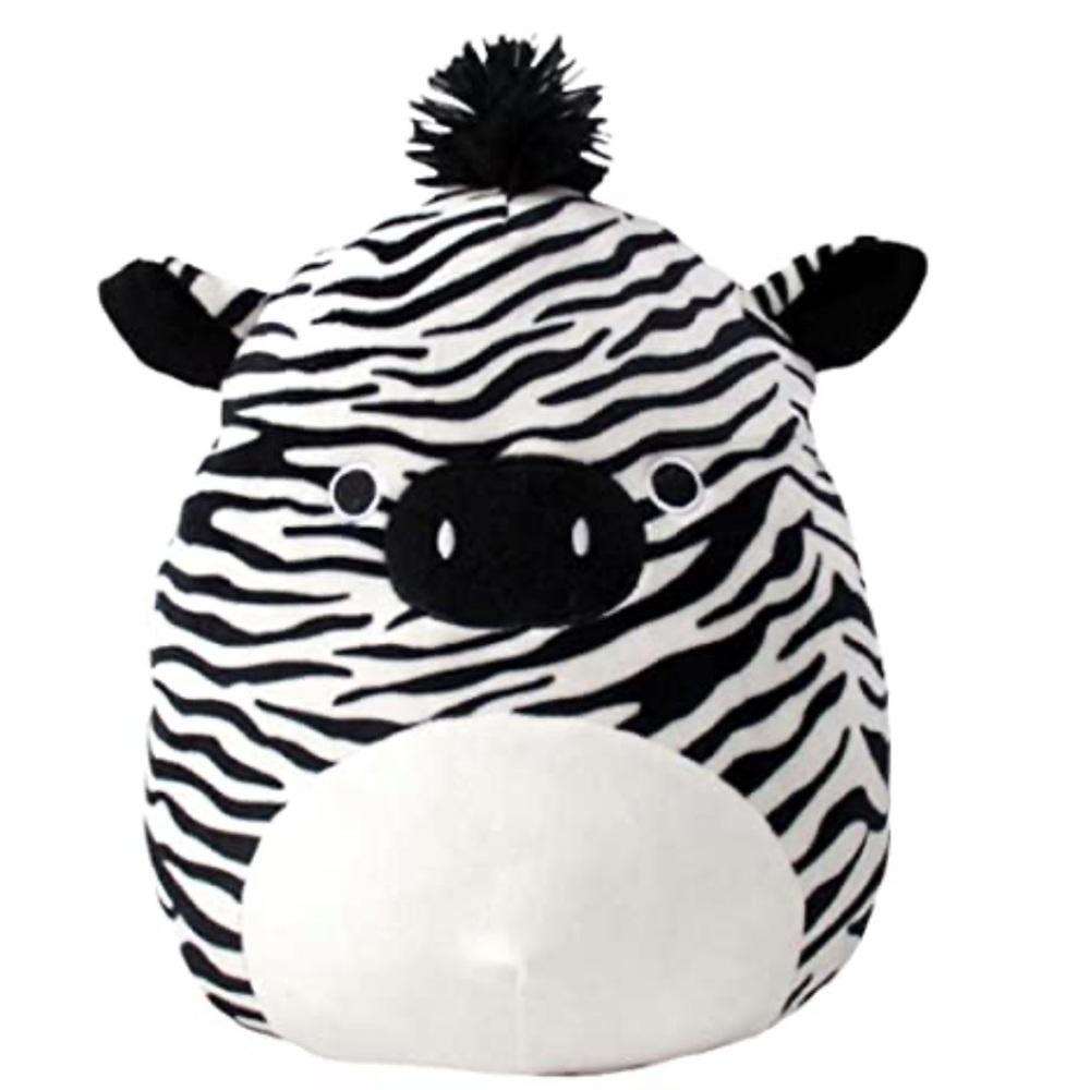 Squishmallows Original KellyToy Freddie the Zebra 16” Unisex Kids Stuffed Animal
